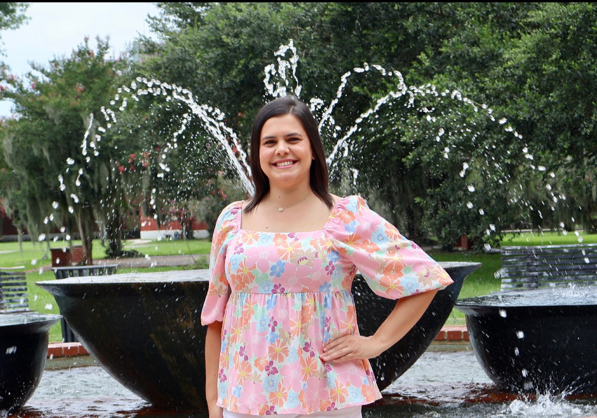 Floral Babydoll Top