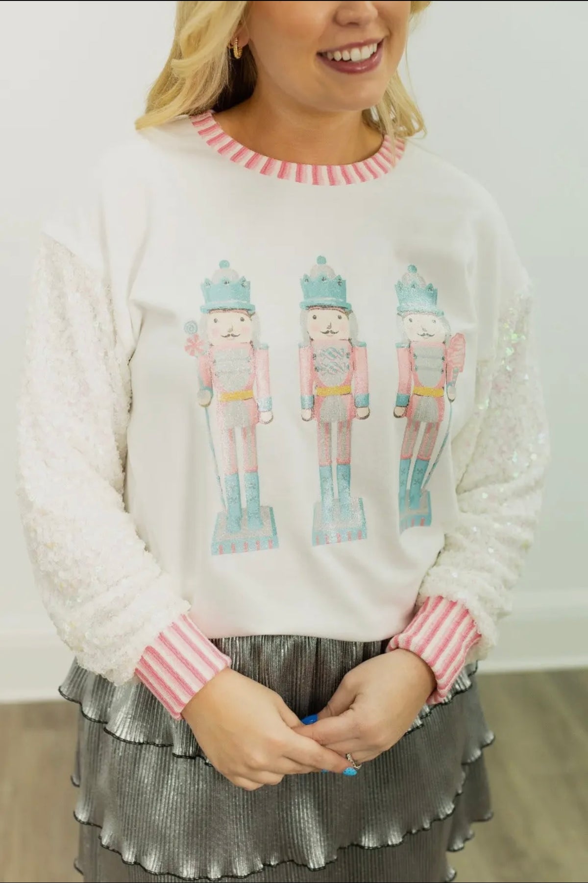 Glitter Nutcrackers Top