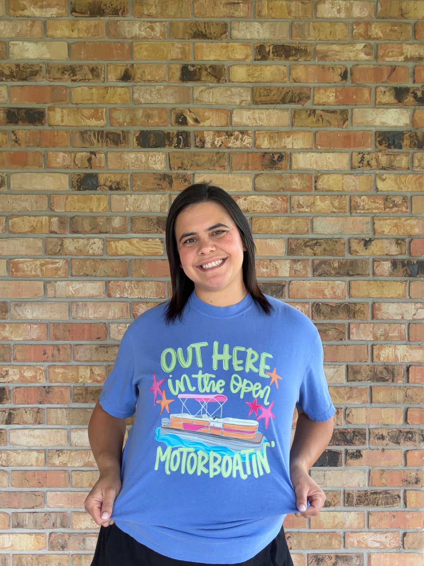 Out here in the Open Motorboatin Shirt
