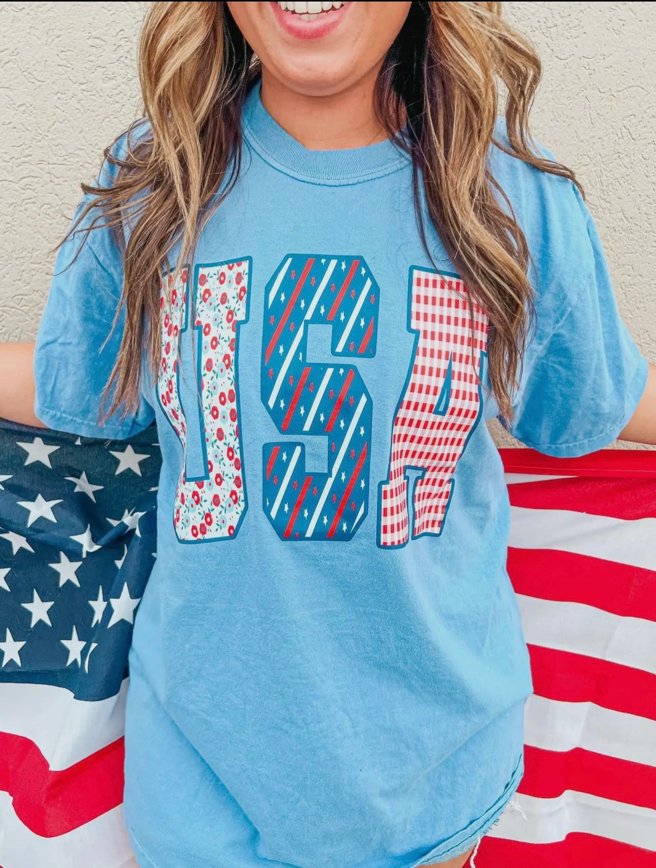 USA Pattern Tee