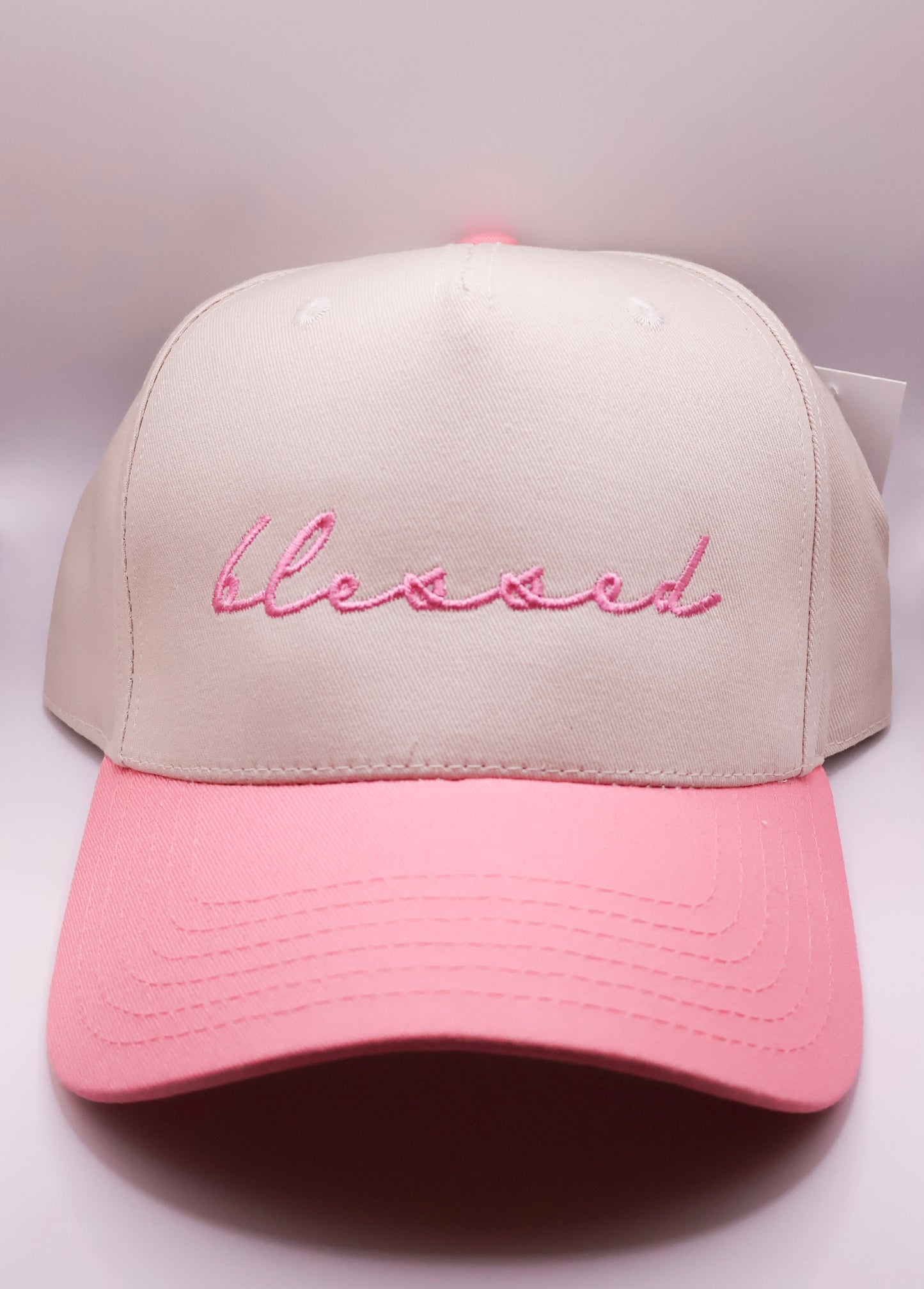 Blessed Easter Two-Toned Vintage Hat