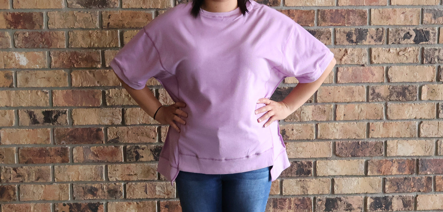 Orchid Reverse Seam Top