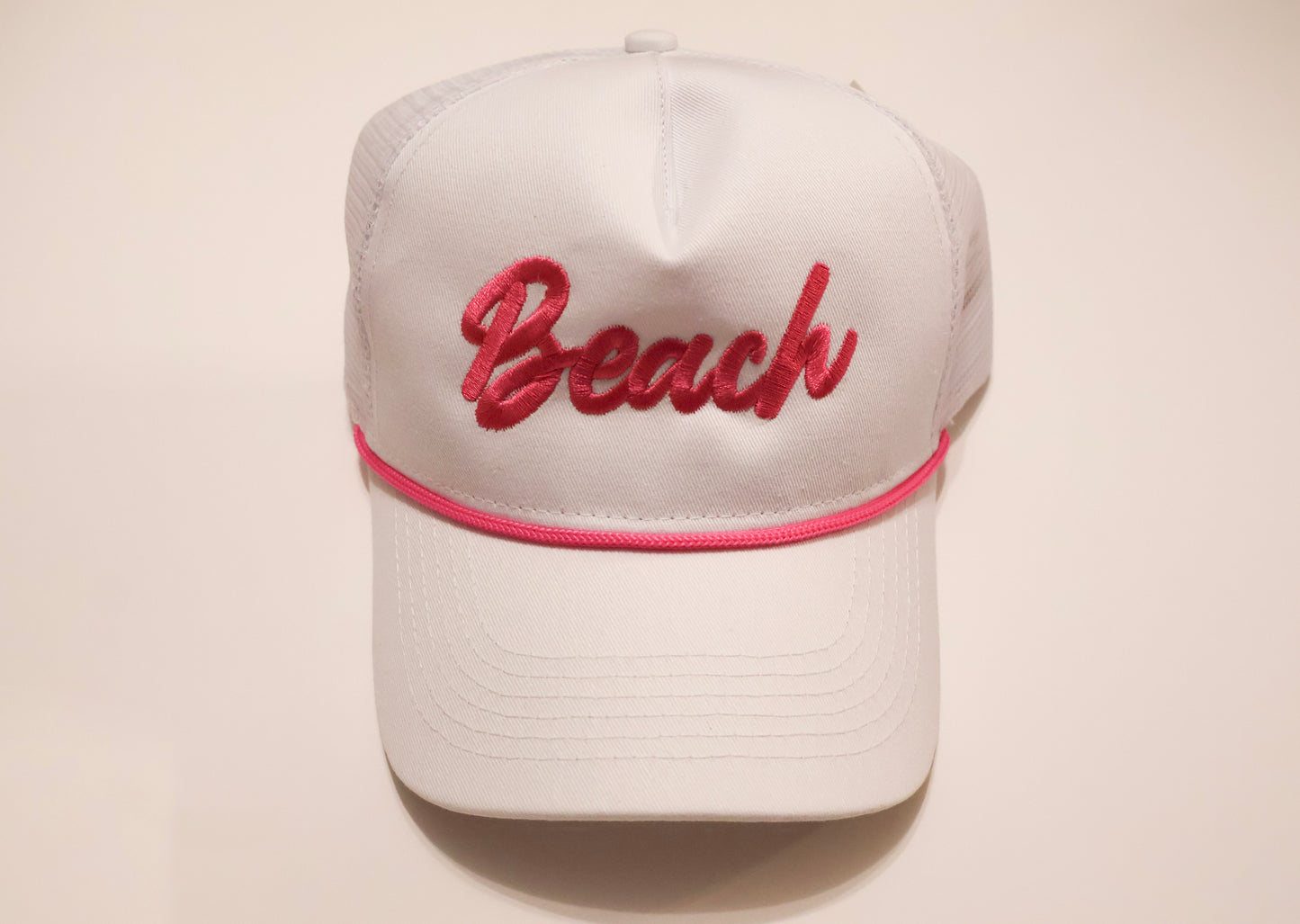 Pink Beach Trucker Hat