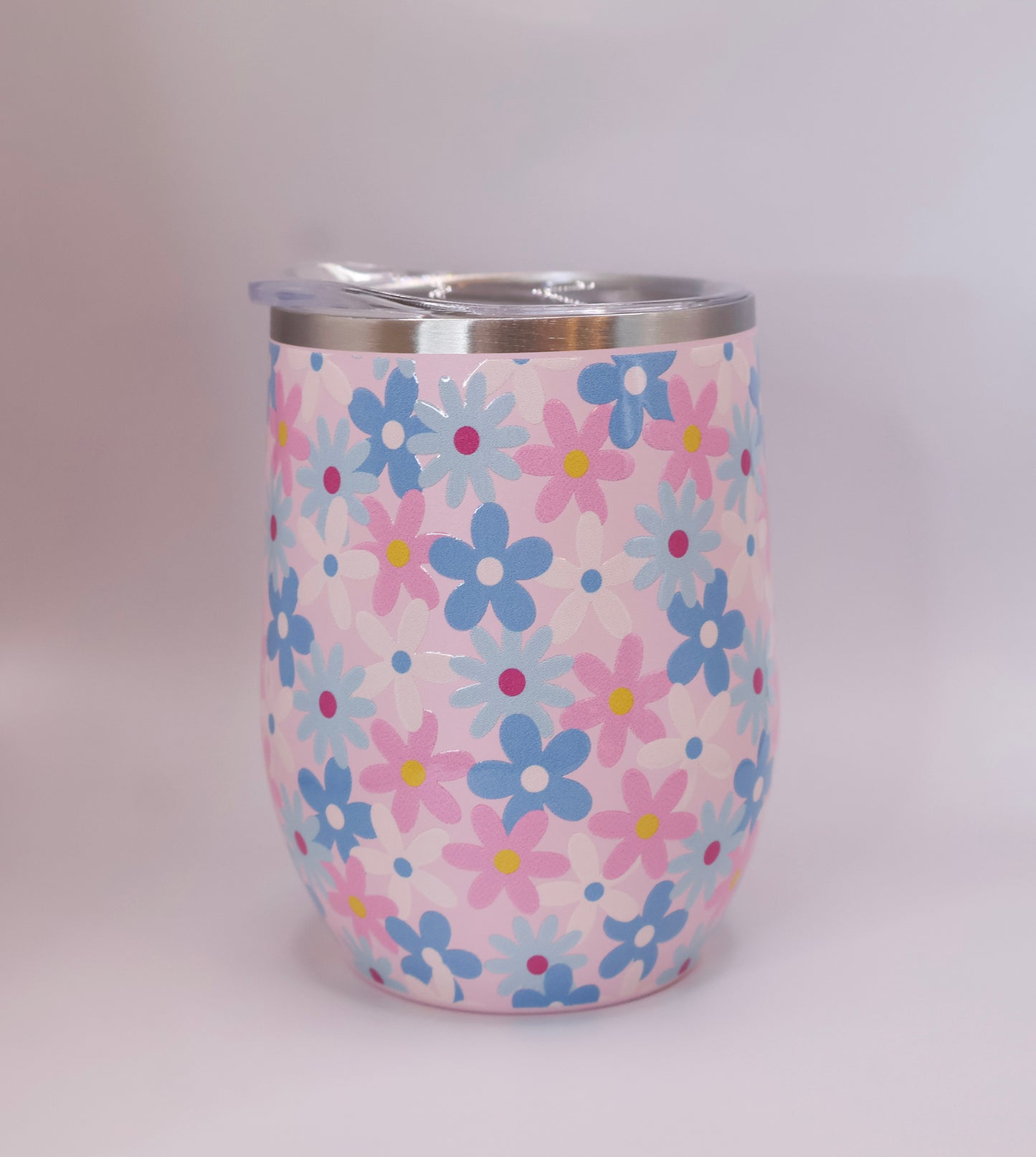Dainty Florals Wine Tumbler