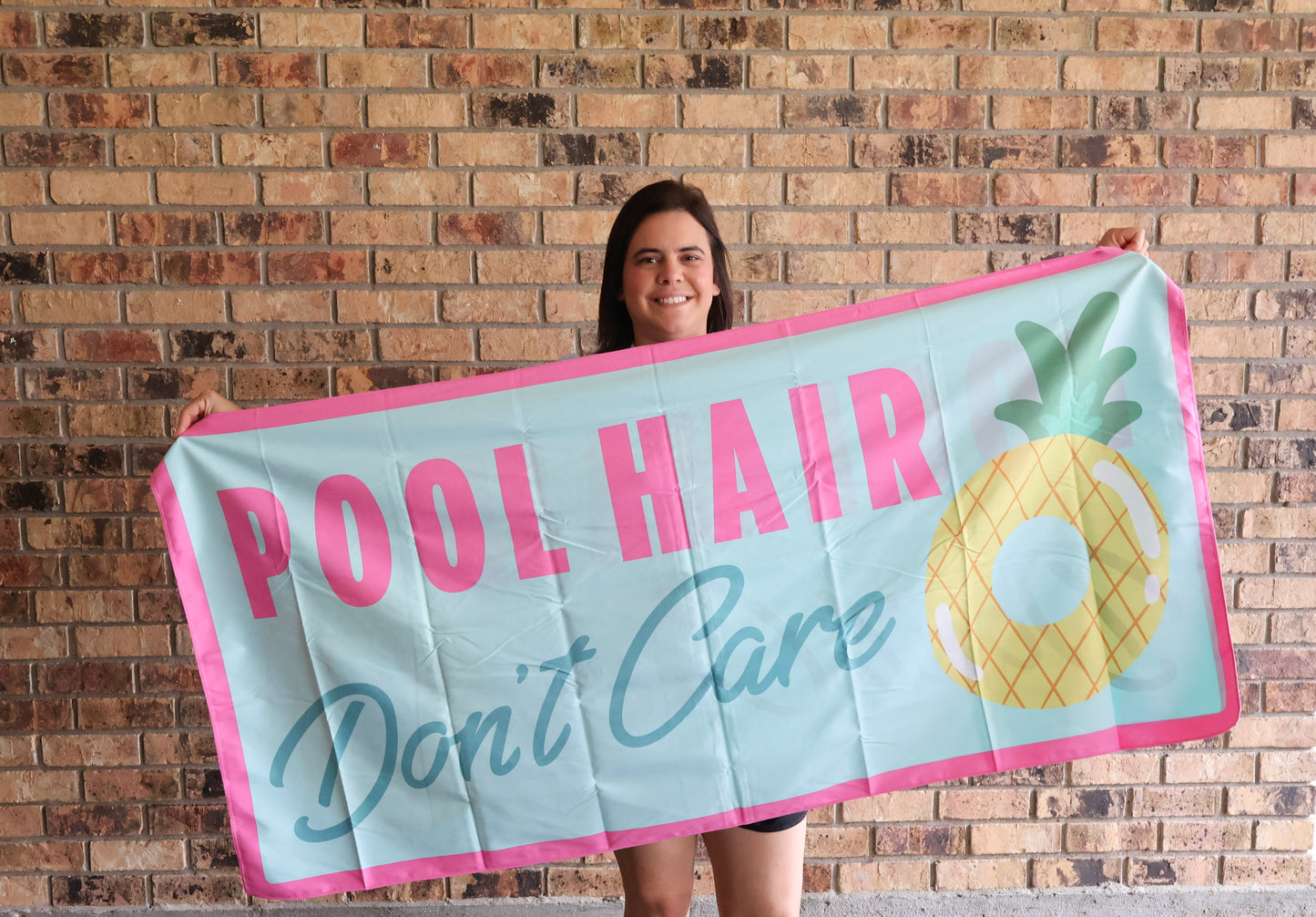 Pool Hair Don't Care Quick Dry Towel