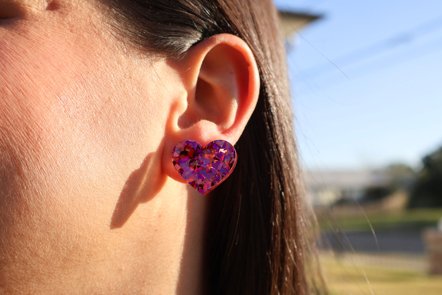 Pink Confetti Heart