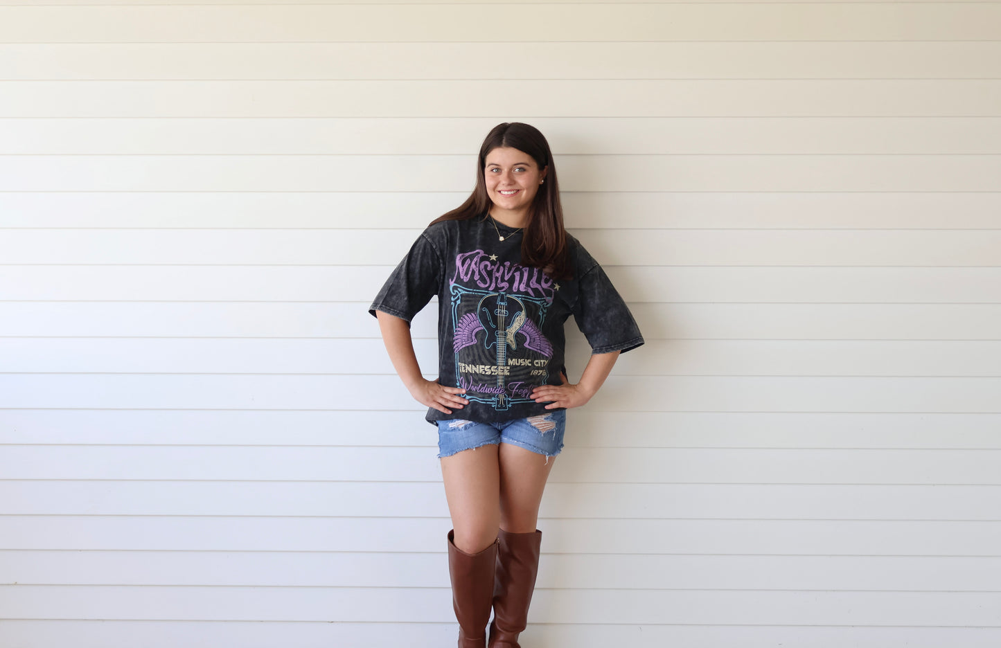 Nashville Mineral Washed Graphic Tee