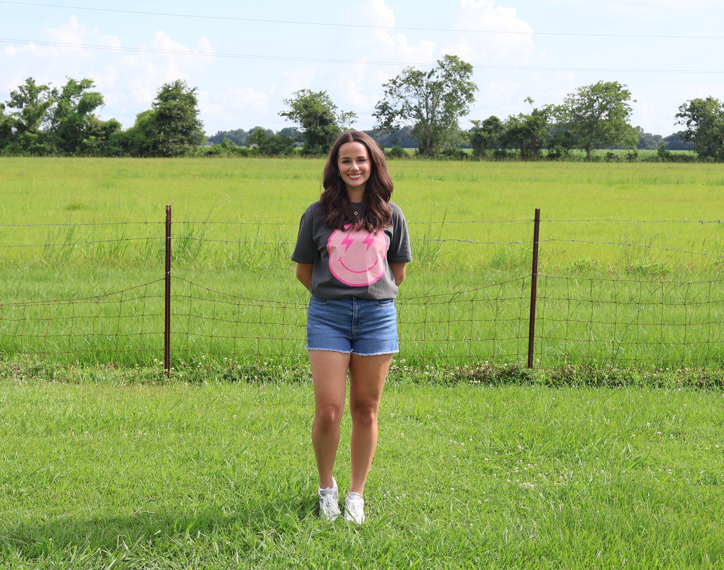 Happy Face Graphic Tee