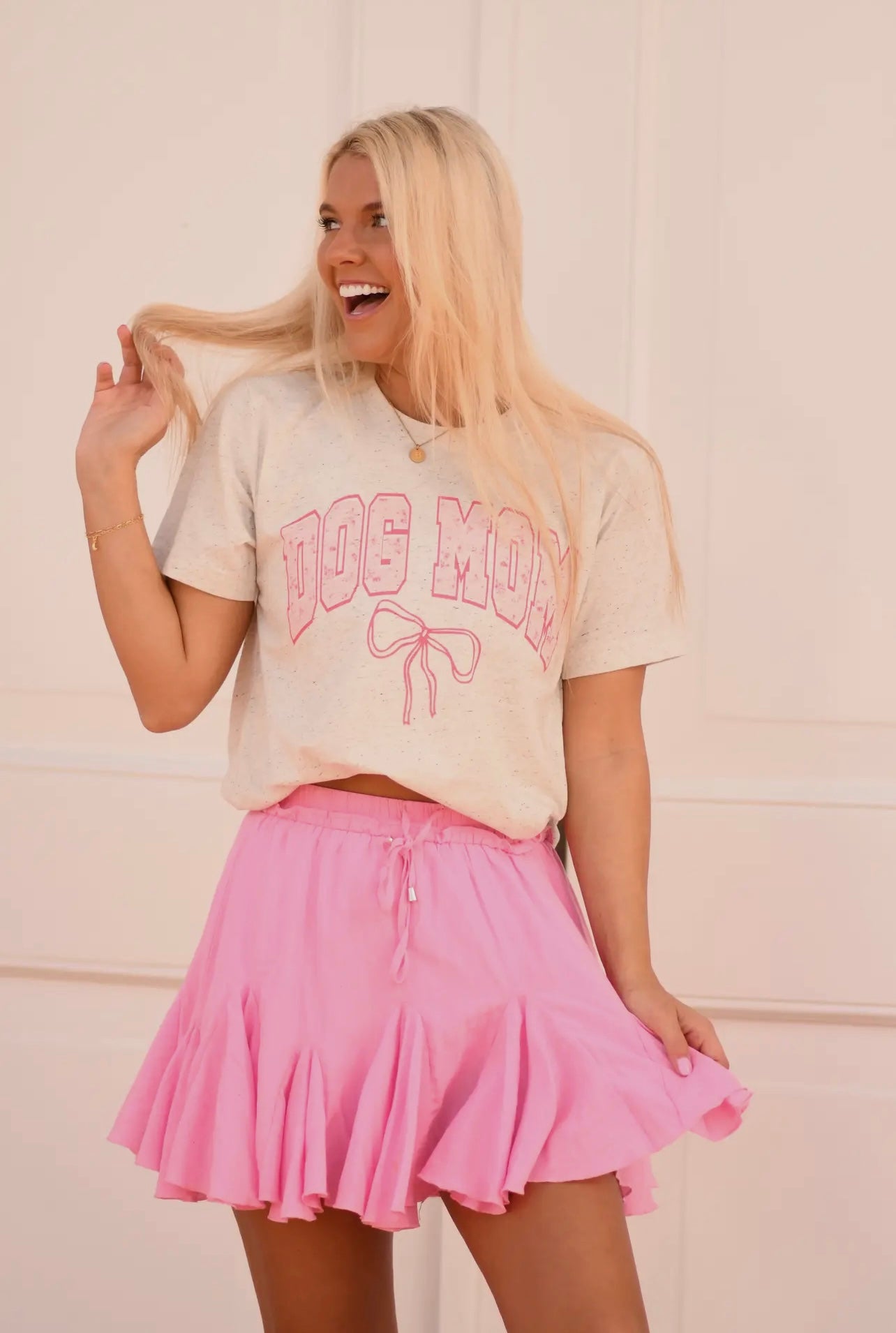 Dog Mom Bow Tee