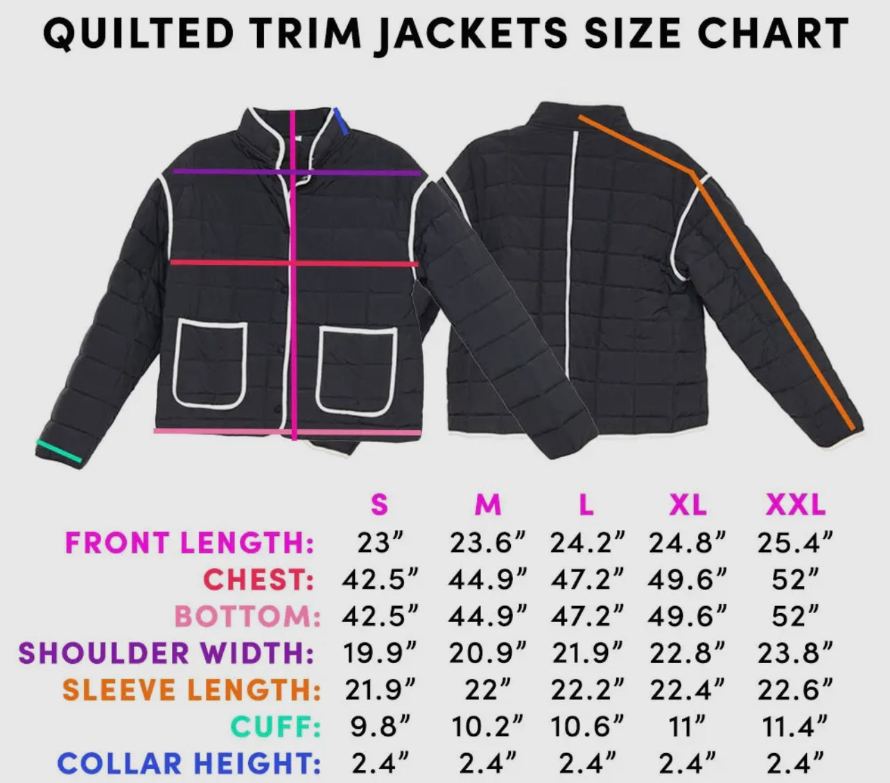 Black Quilted Jacket