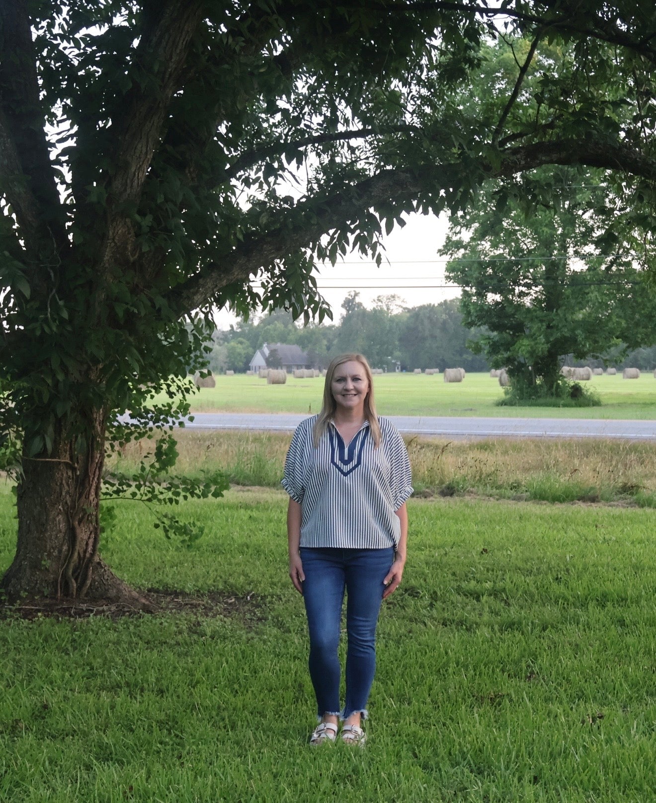 Everly Stripped Top