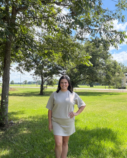 Taupe Scuba Skort