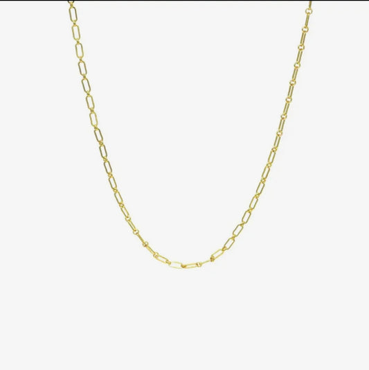 Gold Paige Necklace (18")