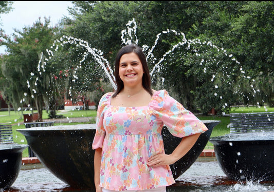 Floral Babydoll Top