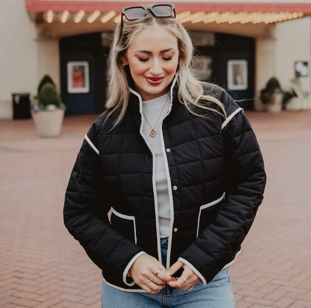 Black Quilted Jacket