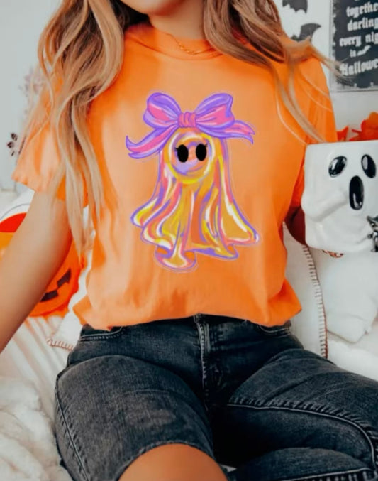 Watercolor Ghost Graphic Tee