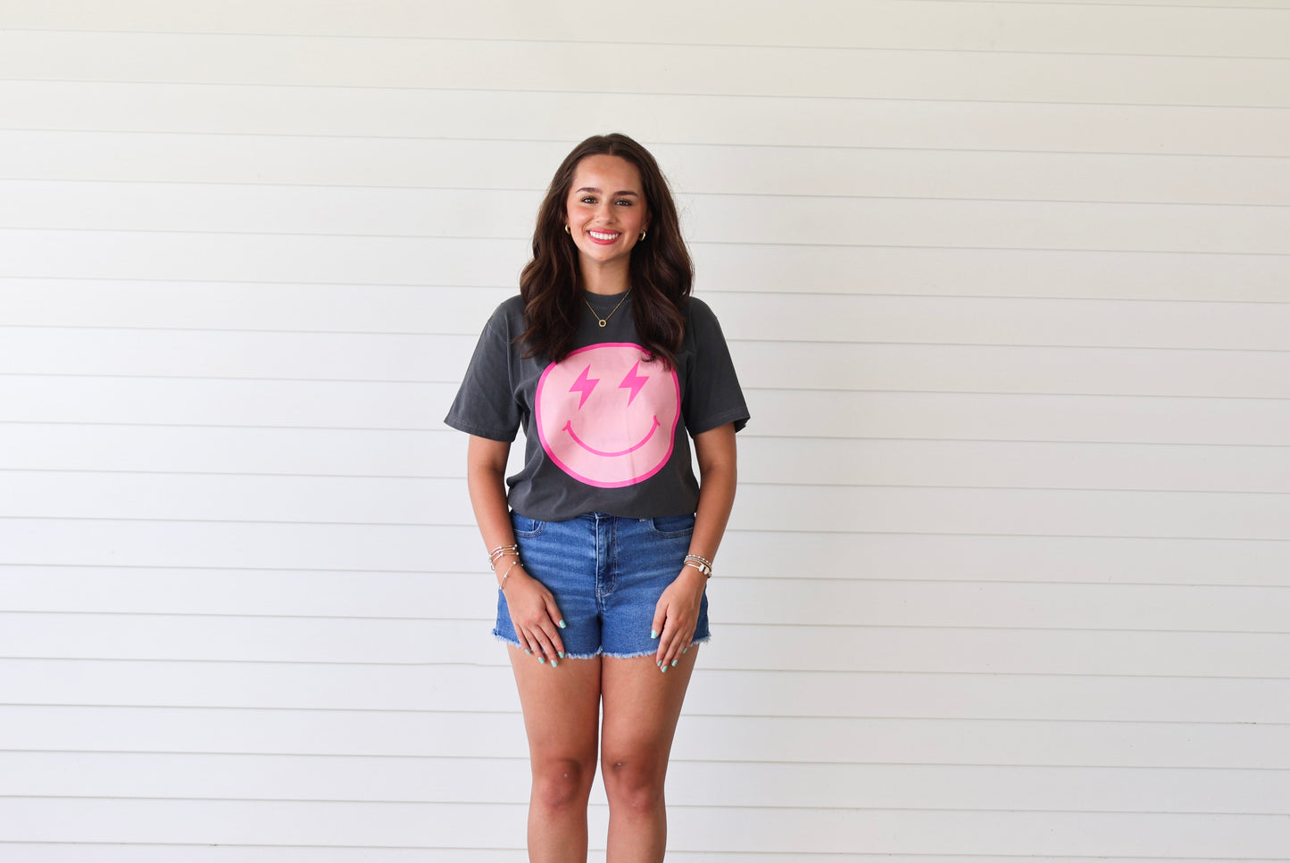 Happy Face Graphic Tee