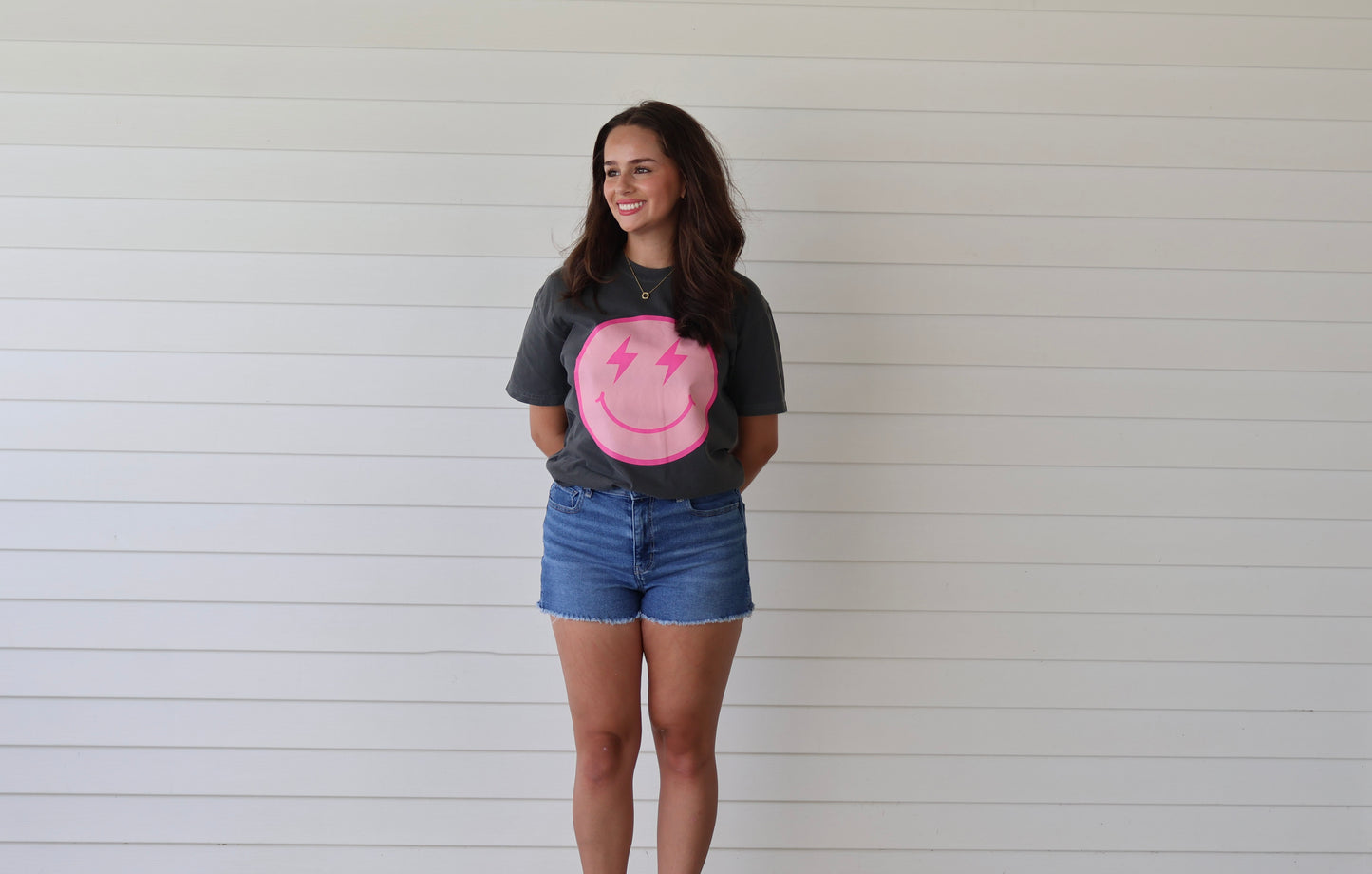 Happy Face Graphic Tee