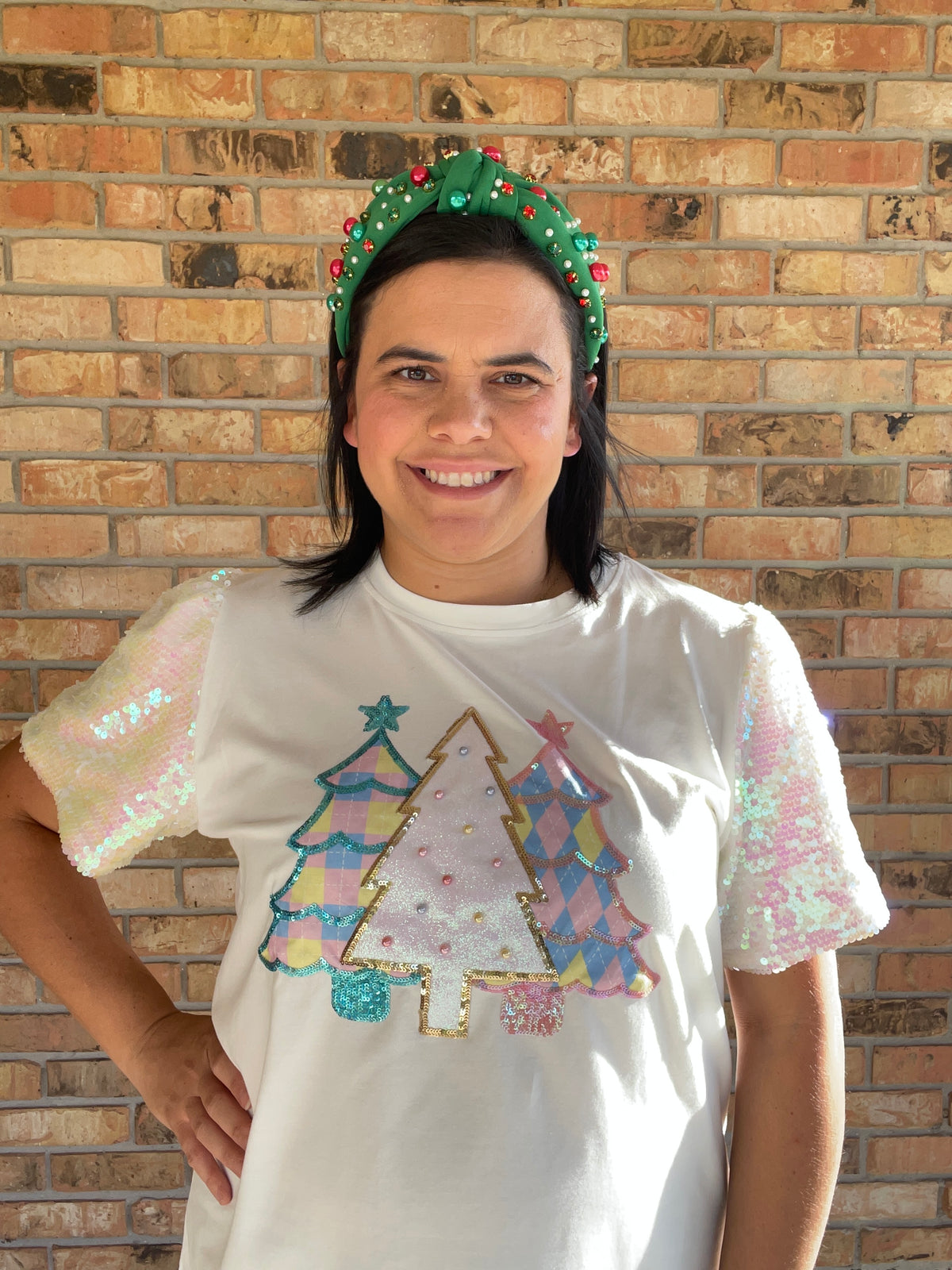 Green Jingle Bell Headband