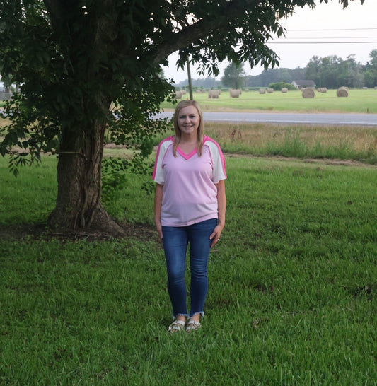 Pink Lavender Top