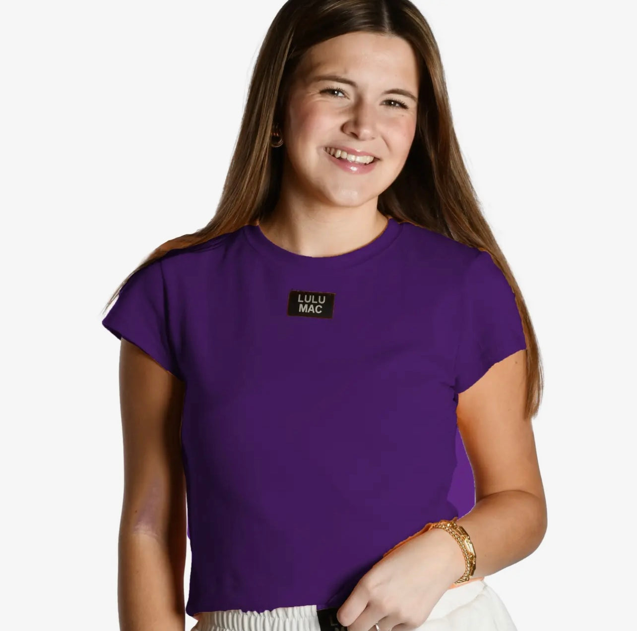 Lulu Mac Deep Purple Baby Doll Top