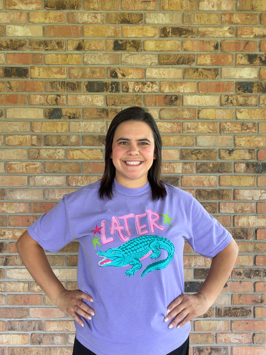 Later Gator, After While Crocodile Shirt