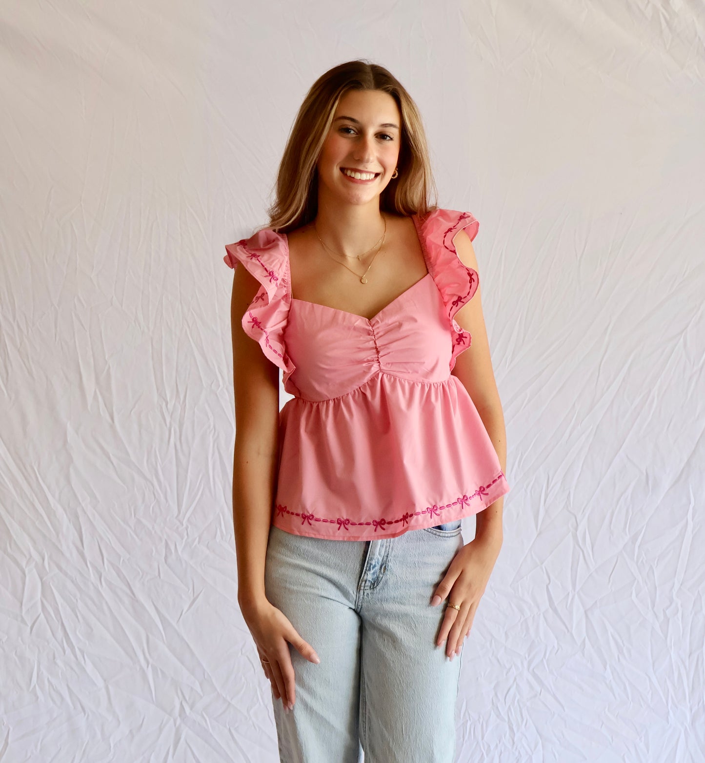 Baby Doll Ruffle Top