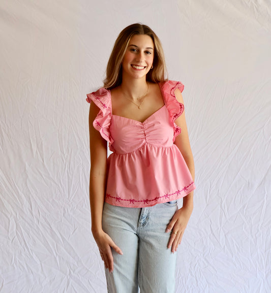 Baby Doll Ruffle Top